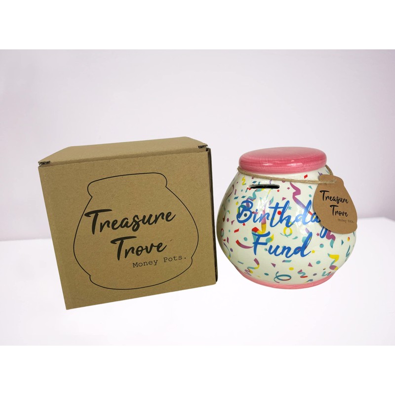 Treasure Trove Ceramic Money Pots (Birthday Fund)