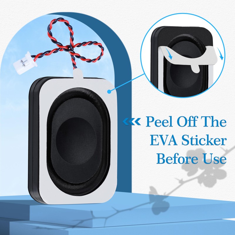 CQRobot 2Pcs/1Pair 35mm*25mm*6.8mm Side Sound 8ohm 2watt/3watt Rectangle Cavity Speakers