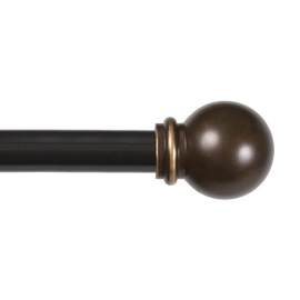 Kenney Chelsea, bola barra de cortina de ventana, Bronce, 71.12-121.92 cm