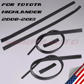 Wurpa LH & RH For TOYOTA 2008-2013 HIGHLANDER CENTER ROOF DRIP SIDE FINISH MOLDING
