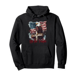 American Flag Patriotic Founding Fathers We The People USA Pullover Hoodie