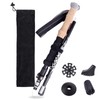 YAPJEB Trekking Pole, Foldable, Climbing Stock, Lightweight, Aluminum, Walking Pole,