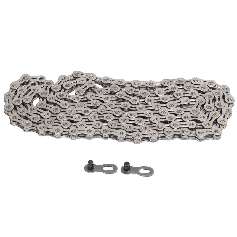 WAKE Bicycle 9 Speed Electroplated Silver Chain Mountain Road Bike