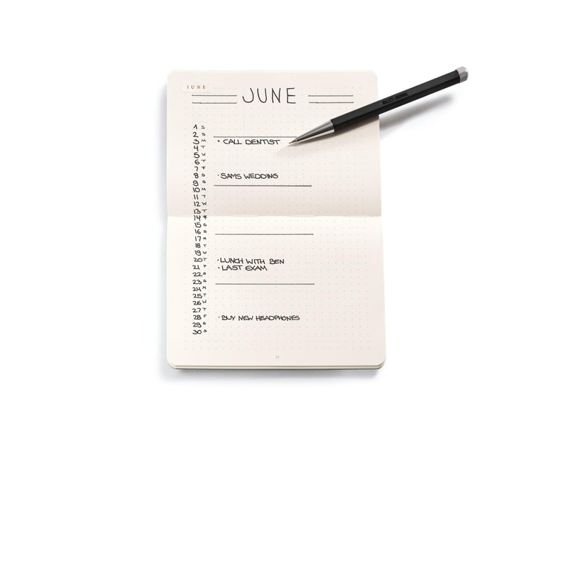 LEUCHTTURM1917 373023 Bullet Journal Pocket, 46 Numbered Double Pages, Dotted,