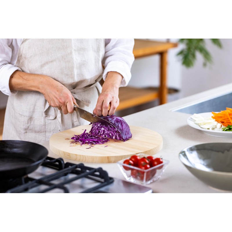 Aomori Hiba Round Cutting Board Medium Round Cutting Board