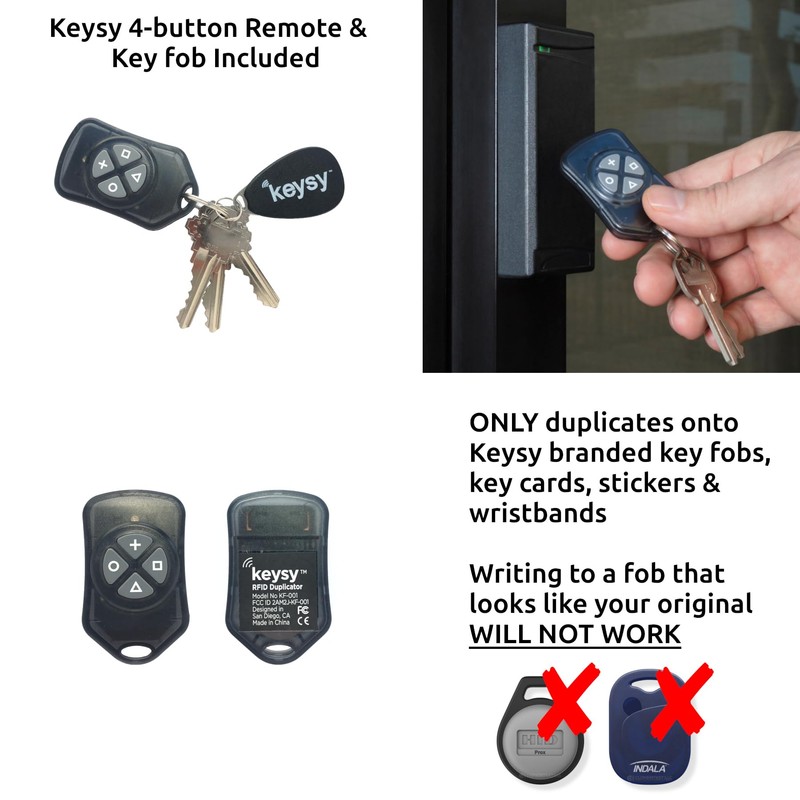 Keysy RFID Duplicator - Copy Key Fobs and Key Cards