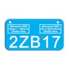 Minnesota Engraved ATV/UTV License Plate (Blue)