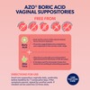 AZO® Boric Acid Vaginal Suppositories, Helps Support Odor Control and