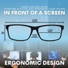 Blue Light Blocking Glasses for Men/Women – Anti-Fatigue Gaming and