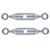 M10 x 125mm Eye & Eye Steel Turnbuckles Wire Tensioner