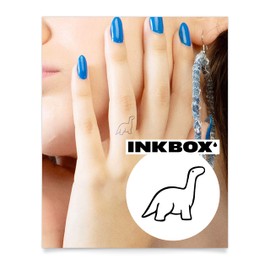 Inkbox Temporary Tattoos, Semi-Permanent Tattoo, One Premium Easy Long Lasting, Water-Resistant Temp Tattoo with For Now Ink - Lasts 1-2 Weeks, Apo, 1 x 1 in