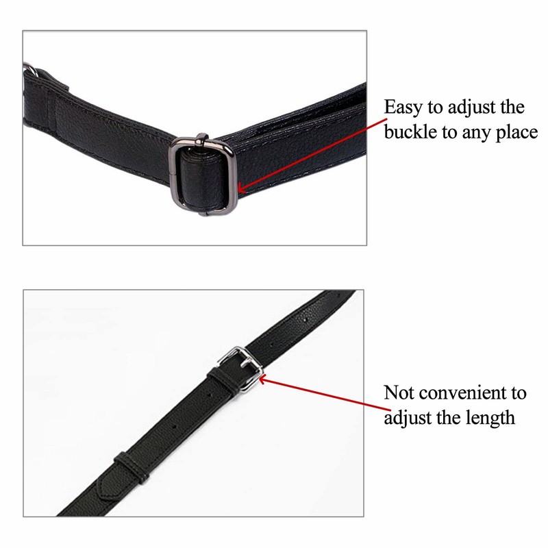 Beaulegan Crossbody Bag Strap Full Grain - Microfiber Leather -