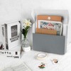 Lineco Archival Document Storage Box with Metal Edge, Acid-Free Gray