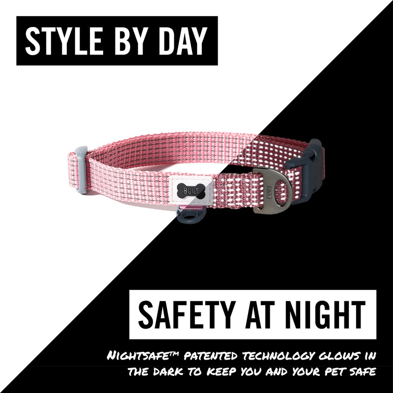 BUILT Pet Nightsafe Dog Collar