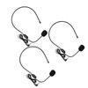 BIUDECO Microphone Set 3pcs Headset Mic Portable Voice Amplifier Speaker