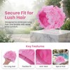 TOYANDONA Swim Cap - Floral Petal Stylish Flower Hat Bathing