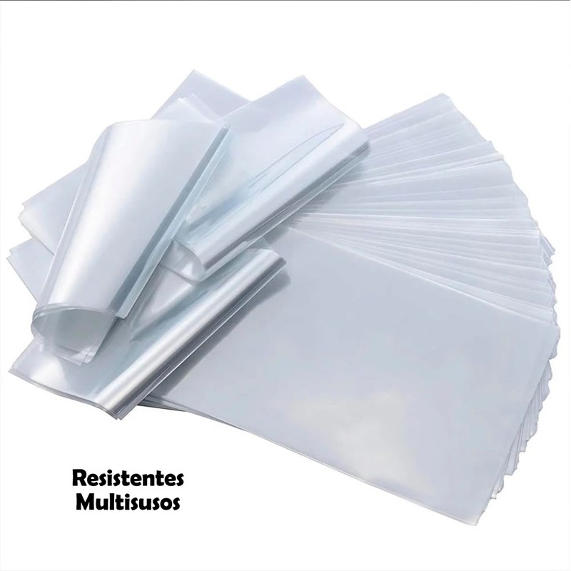 Transparente Schrumpfbeutel, 100 Stück, Schrumpffolie, für Verpackungen, 5 x 20