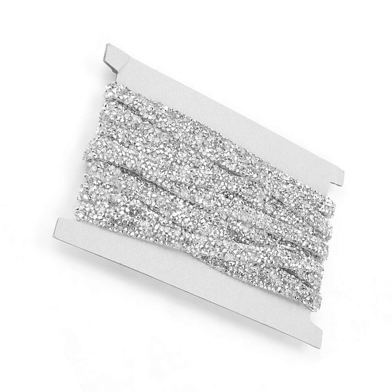 10Yard/Pack 10mm Diamond Mesh,Silver Plastic Diamond Mesh Wrap Roll Rhinestone