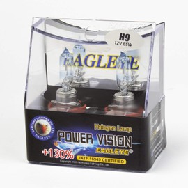 Eagleye Power Vision H9 12V 65W Halogen Headlight bulbs (Pack of 2)