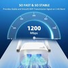 AILKIN WIFI Repeater, 1200Mbps Dual Band 2.4G/5G WiFi Extender, WiFi
