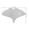 NUOBESTY Table Ginkgo 2pcs Ginkgo Embossed Arts DIY Crafts Decor