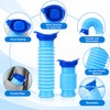 Portable Urinal Bottle 2 Pack for Travel – 750ml Shrinkable