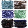 KINREE 6PCS Outdoor Magic Scarf, Elastic Headbands, Headscarves, Headwear, Mask