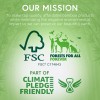Ibambo Bamboo Disposable Paper Plates - Compostable Plate, PFAS Free