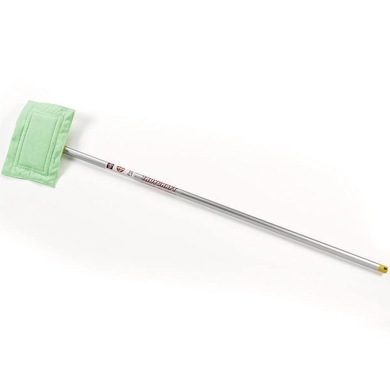 Amish-Made Wall Cleaning Mop with Removable Microfiber Head Extends 8