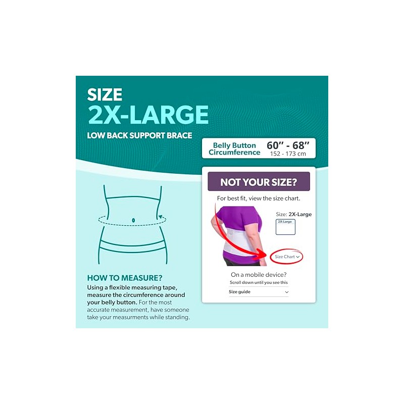 BraceAbility Faja de espalda para mujer de talla grande para