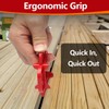 6 Packs 4-in-1 Multi-Size Deck Spacers Tool (5/32", 3/16", 1/4",