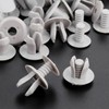 JNNJ Pack of 100 Nylon Car Mounting Clips, Car Expanding