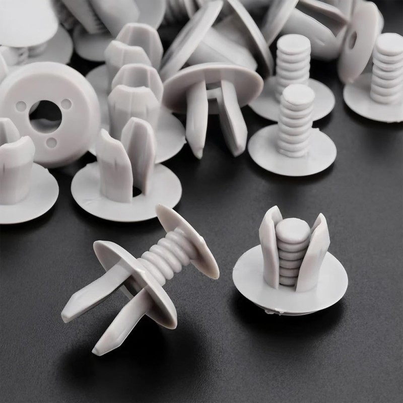 JNNJ Pack of 100 Nylon Car Mounting Clips, Car Expanding