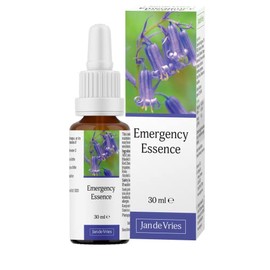 Jan De Vries Emergency Essence | Calm & Steady the Emotions | Contains Star of Bethlehem, Bluebell & Yarrow | 30ml