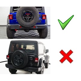 iJDMTOY Smoked Lens 40-SMD Full LED Rear Bumper Reflector Light Kit Compatible With Jeep 2018-up Wrangler JL Sahara Rubicon MOAB Trims ONLY, Function as Tail or Rear Fog Lights