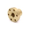Trapezoidal Thread Nut Flange EBFM 20 x 4 Right Gunmetal