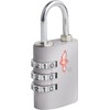 Dresz TSA 3 Digits Luggage Lock, 6 cm, Silver