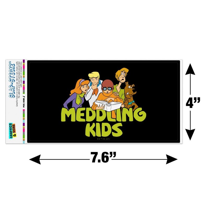 GRAPHICS & MORE Scooby-Doo Meddling Kids Automotive Car Window Locker