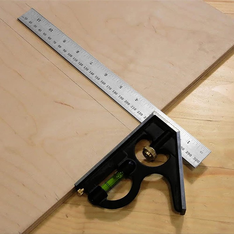 DEKTON DT55310 12 Combination Square, 240 V, Black/Red, Inch