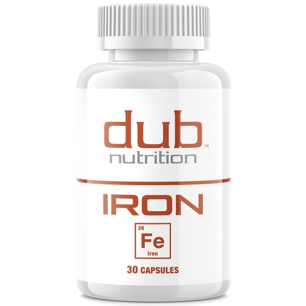 Dub Nutrition IRON - Premium Iron Supplement, Efficient Absorption &