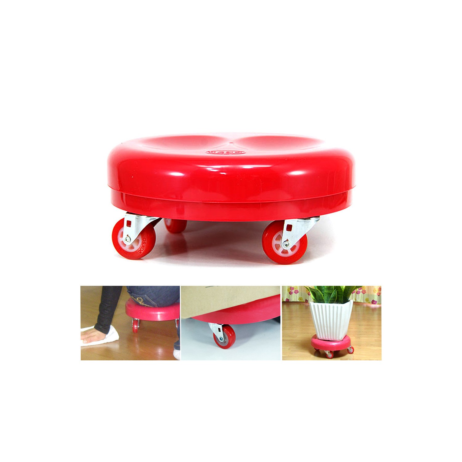 Filial chair, wheel chair, squat chair, cleaning chair, wheeled chair ...