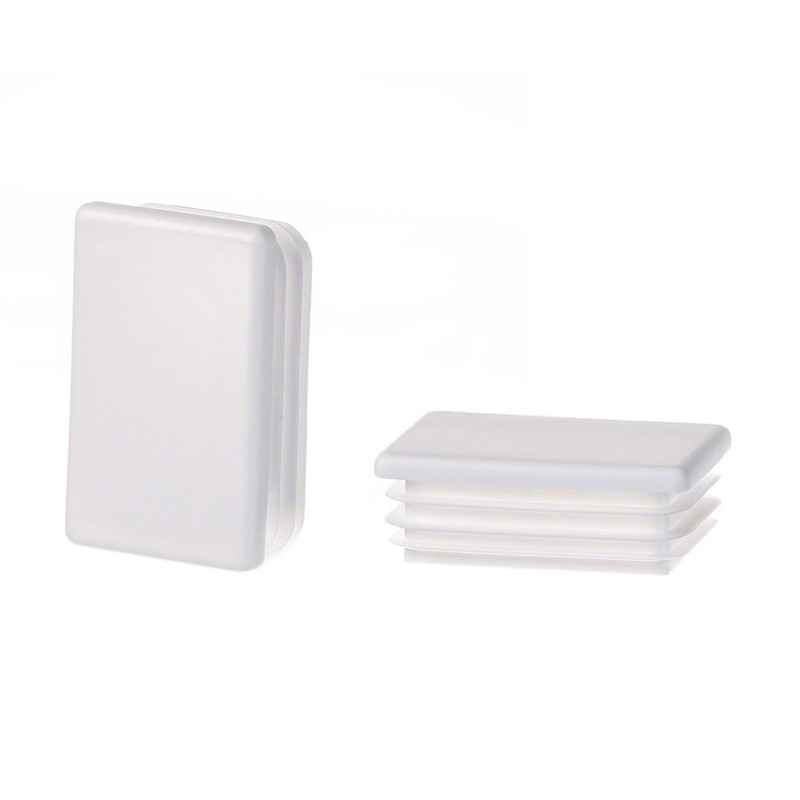 Round Plastic Plugs / Lamellar Plugs / Push-in Caps, white,