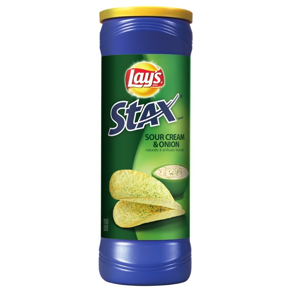 Lay's Stax, Sour Cream & Onion, 5.5-Ounce Containers (Pack of 17)