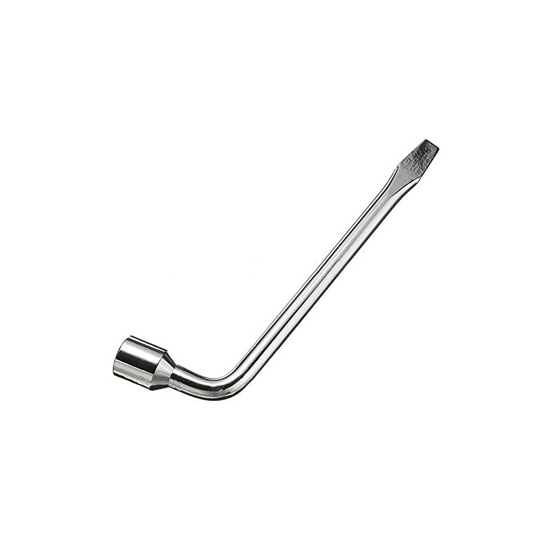 Zeromall Car Spare Tire Wrench, 19mm L-type Hexagon Slotted End