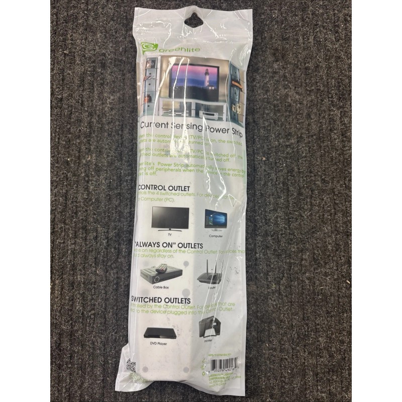 Greenlite Green light Tier 1 Advanced Power Strip, Current Sensing