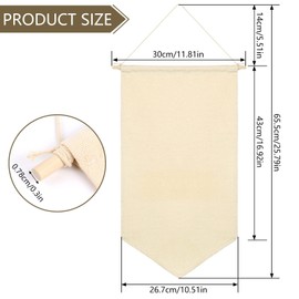 Wall Hanging Brooch Earring Jewelry Storage Organizer Canvas Pin Wall Display Banner Pin, Glitter Earring, Buttons, Patches, Badges Collection Holder Canvas Banner (White)