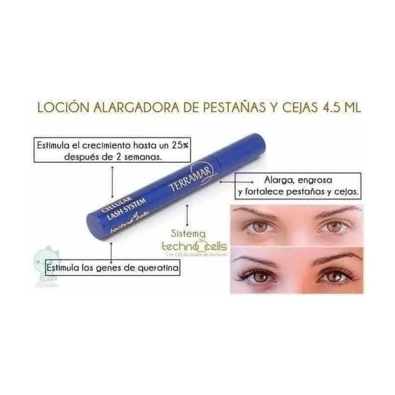 Suero Alargador De Pestañas Cellular Lash System Terramar