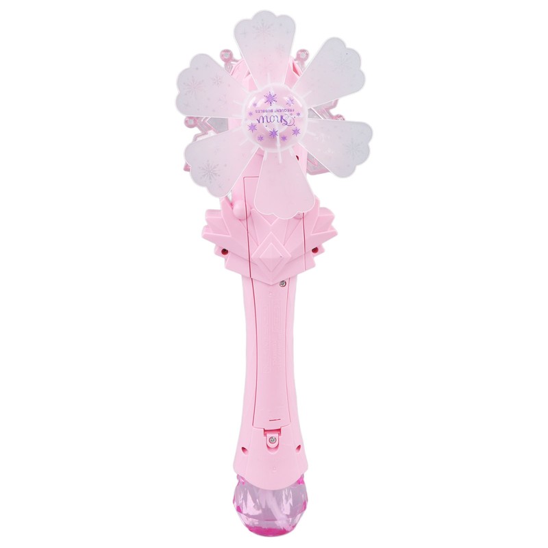 Music Light Bubble Wand Automatic Safe Handheld Electric Bubble Stick