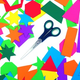 Belgrave, General Purpose Scissors, 178mm, Soft Padded Handles, Stainless Steel Blades, Blue and Green, For School, Home and Office