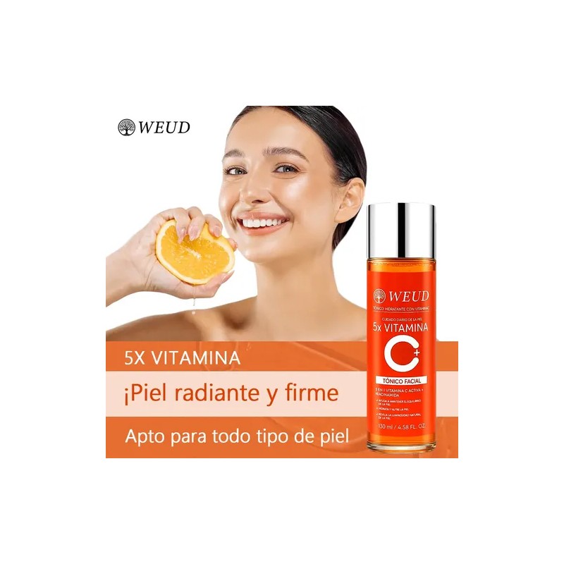 Weud Tónico Vit C Reafirmante Hidratante Aclarante 130ml